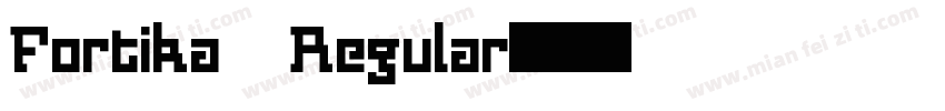 Fortika Regular字体转换